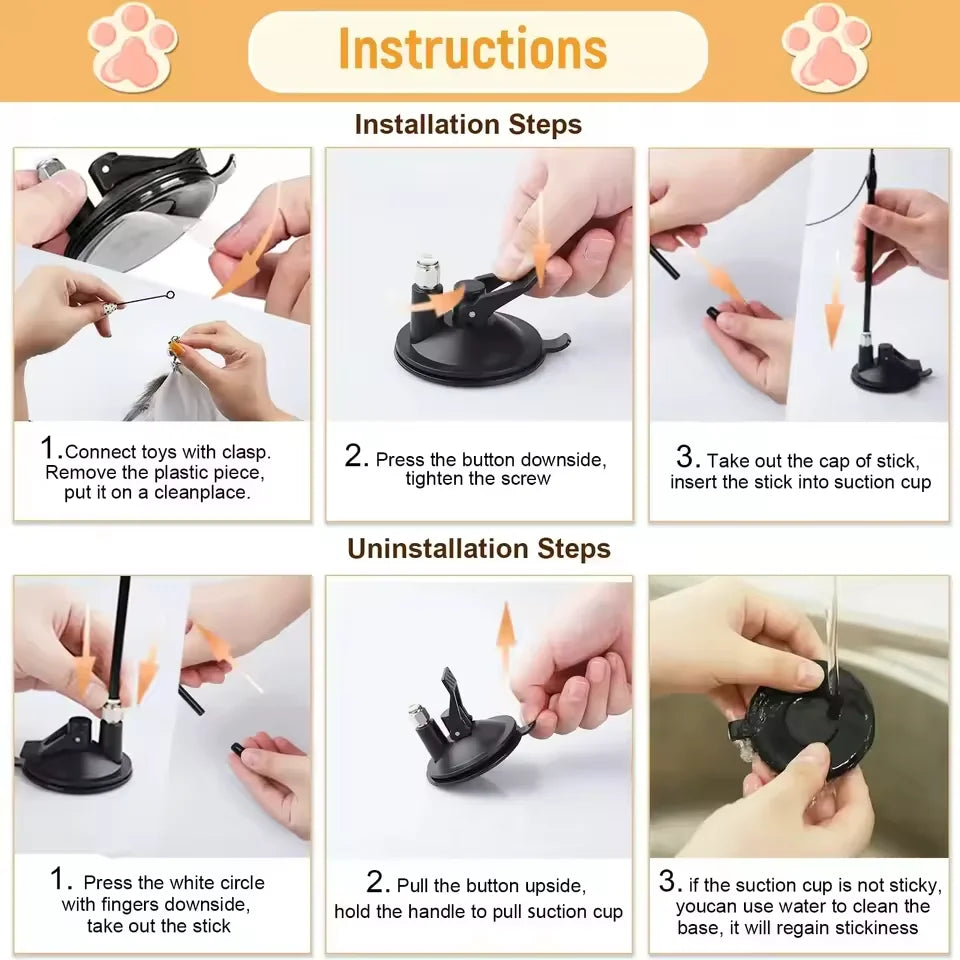 Cat Teaser Stick with Bell
